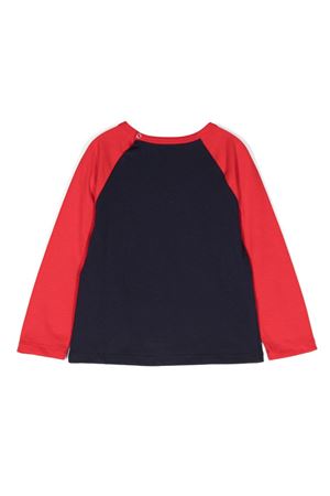 tshirt in cotone blu GUCCI KIDS | 757858XJGPI4033